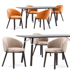 Tria table Tuka chair